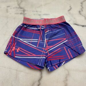 Under Armour Pink and Purple Athletic Shorts